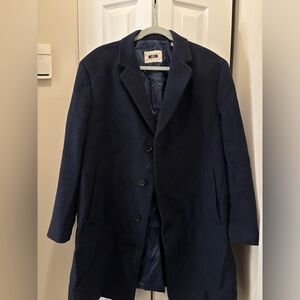 Joseph Abboud Dark Blue Topcoat